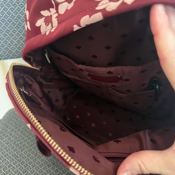 Kate Spade New York Chelsea Backpack Medium Berry Flowers main image 4